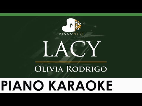 Olivia Rodrigo – lacy – LOWER Key (Piano Karaoke Instrumental)