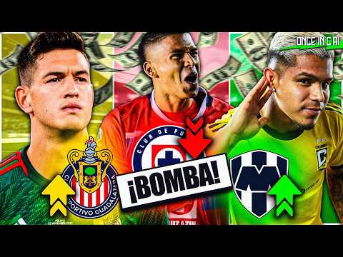 ¡BOMBAZOS! RUMORES Y FICHAJES LIGA MX 2025 | DESARMARÁN al CRUZ AZUL | Se BURLAN de CHIVAS | 💣🔥