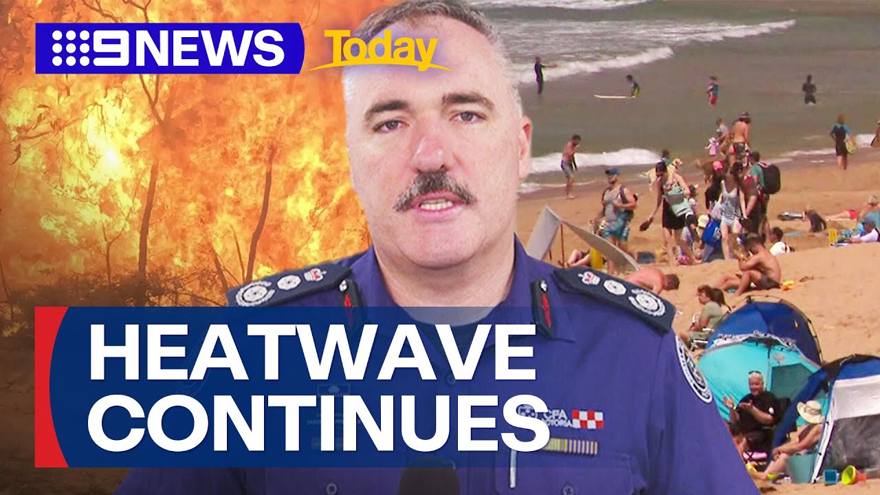 Australia continues to battle heatwaves and high bushfire risks | 9 News Australia