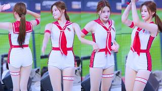 [8K] 예삐테일이 좋다 이예빈 치어리더 직캠 Lee Yebin cheerleader KT위즈 250701
