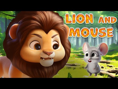 The Lion and the Mouse 🐭🦁 | Bedtime Stories for Toddlers | English Fairy Tales and Stories