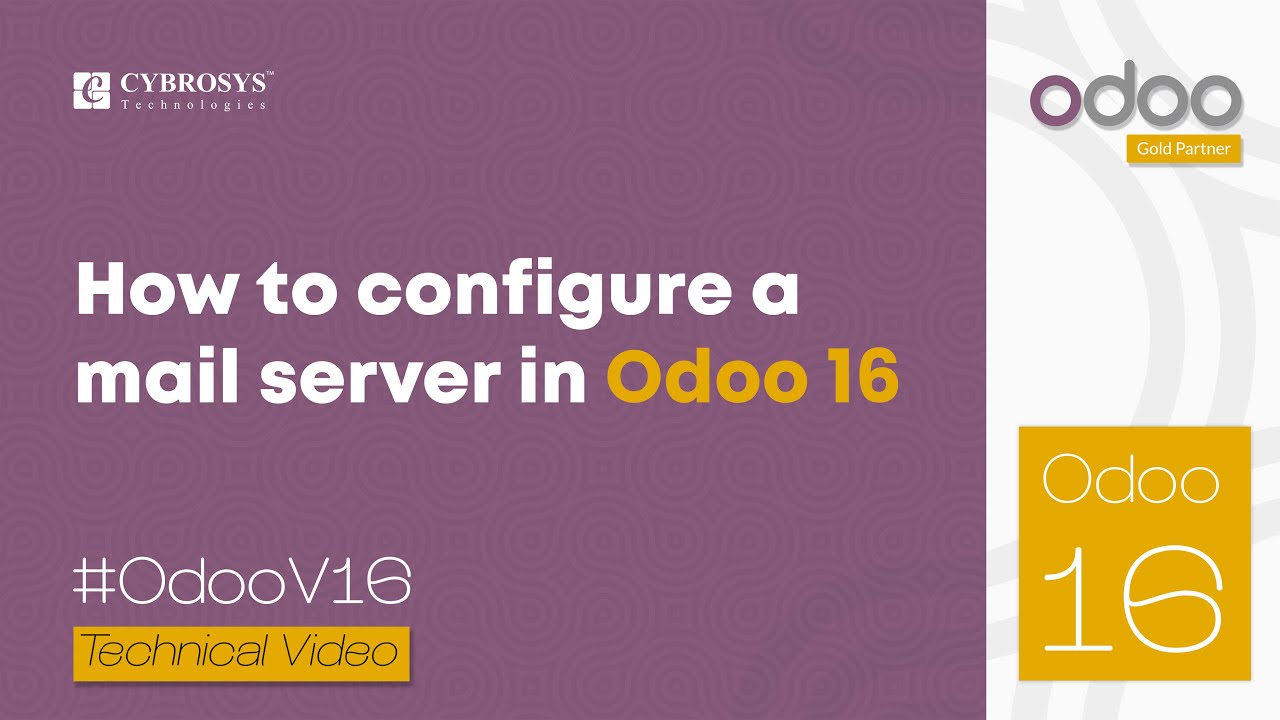 How to Configure Email Server in Odoo 16 | Odoo 16 Development Tutorial | 21.03.2023

Email generation is one of Odoo's most impressive functions. Furthermore, if the Odoo mail server is configured correctly, we can ...