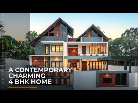 A Contemporary Charming 4 BHK Home | Concepts Design Studio