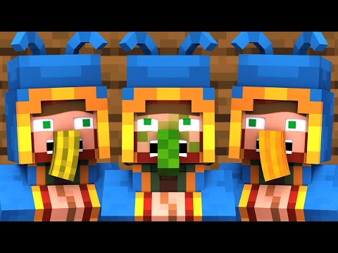 Wandering Trader Life 3: Zombie Nose - Minecraft Animation