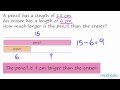 Solving Word Problems with Bar Models: Subtraction of Length