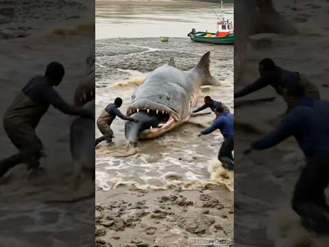 Fishermen in Bermuda are trying to control a giant fish to save a seal