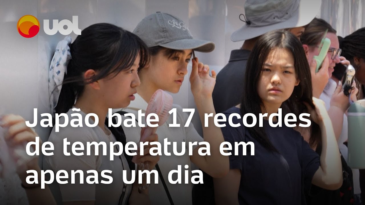 Japão bate 17 recordes de temperatura em apenas um dia termômetros marcaram mais de 40ºC