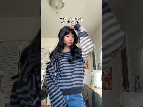 wearing my color season! (deep winter)