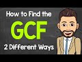 Finding the Greatest Common Factor