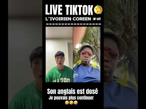 Livoirien coréen sur TikTok 🇨🇮🇰🇷🤣 #ivoirien #cotedivoire #live #tiktok #coréen #funny