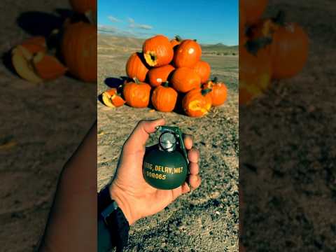 Grenade vs Pumpkins 🎃