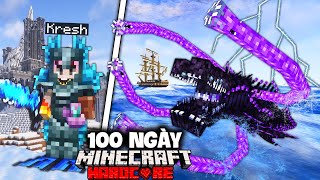 Tôi Sinh Tồn 100 Ngày Minecraft VÙNG BIỂN ATLANTIS Siêu Khó !!