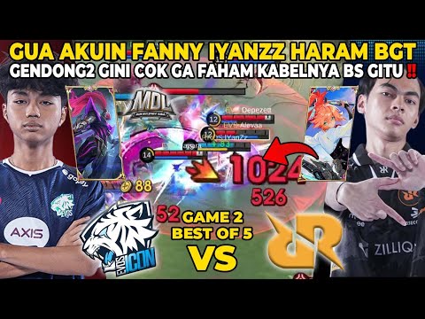 GUA AKUIN FANNY IYANZZ HARAM BGT !! GENDONG2 BGT GINI COK KABELNYA GILA BGT - RRQ SENA VS EVOS ICON