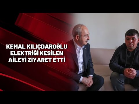 SÖZ O AİLELERDE | Kemal Kılıçdaroğlu elektriği kesilen aileyi ziyaret etti