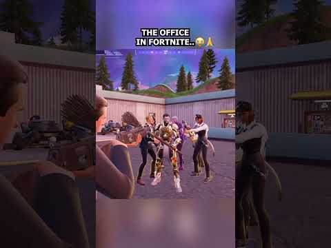 THE OFFICE IN FORTNITE..🧑‍💼😂#shorts