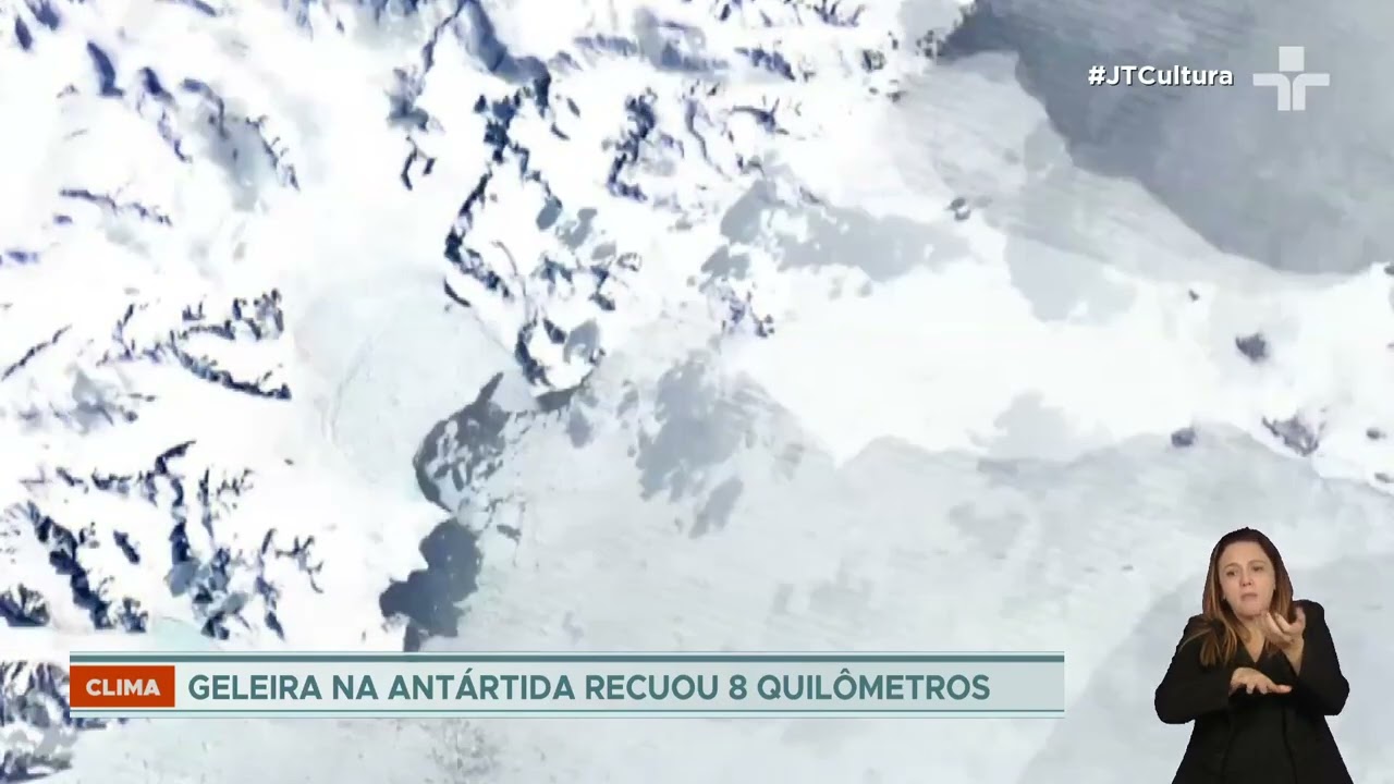 Geleira na Antártida recua 8 km em dois meses e acende alerta climático