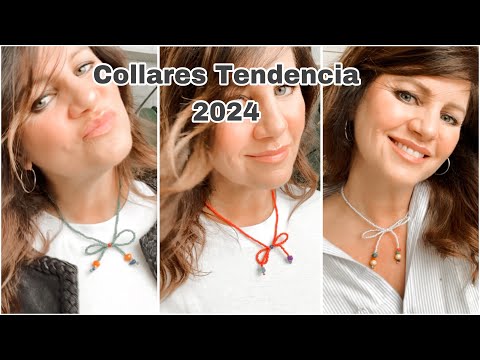 Collares tendencia que puedes hacer tu misma. Trucos  #collares #aesthetic #diy