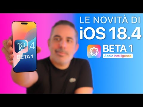 iOS 18.4 BETA 1 ORA DISPONIBILE | È ARRIVATA Apple Intelligence