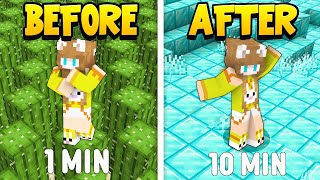 Minecraft, But The World Changes Every Minute!