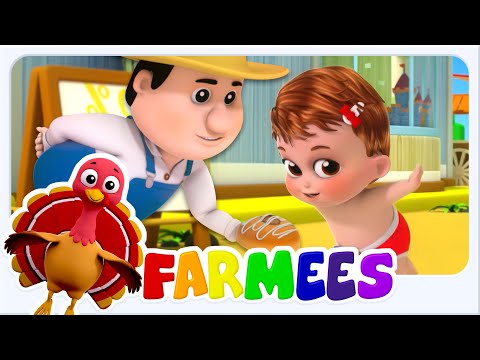 Para o Mercado + Mais Farmees 3D Rima Para Crianças em Portuguê