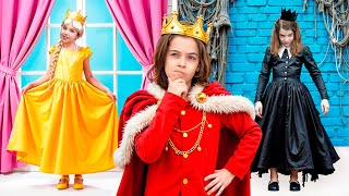 Rich vs Broke PRINCESS choose a prince at royal ball