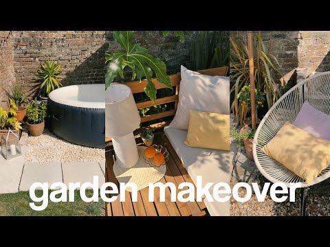 Garden Makeover | Creating a little oasis for our hot tub