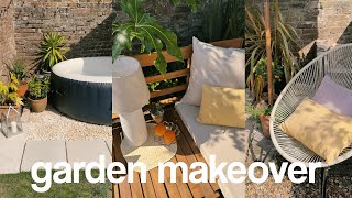 Garden Makeover | Creating a little oasis for our hot tub