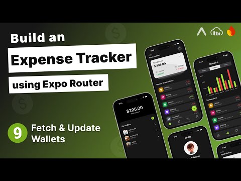 Build an Expense Tracker App with Expo Router #9 - Fetch & Update Wallets