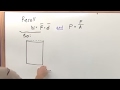 Thermodynamics and Pressure Concepts