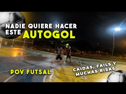 PARTIDO DE FUTSAL en cancha Mojada *Termina Mal* - POV