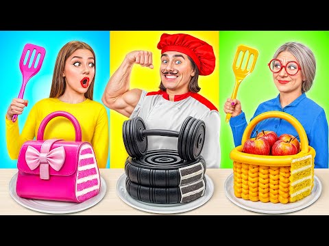 Brutal Chef vs Grandma Cooking Challenge | Edible Battle by Multi DO Challenge