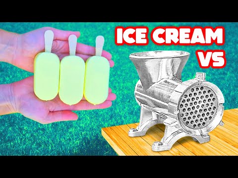 ICE CREAM vs MEAT GRINDER