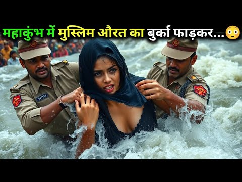 महाकुंभ में मुस्लिम महिला बुर्का पहनकर आई Mahakumbh | Prayagraj Tour Guide | Tent City Food, hotel