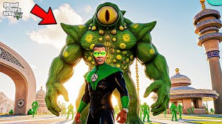 FRANKLIN TRY TO SAVE LANTERN CITY FROM GREEN LANTERN In GTA 5 Green Lantern Ep 2