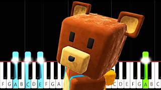Super Bear Adventure Theme - Piano Tutorial