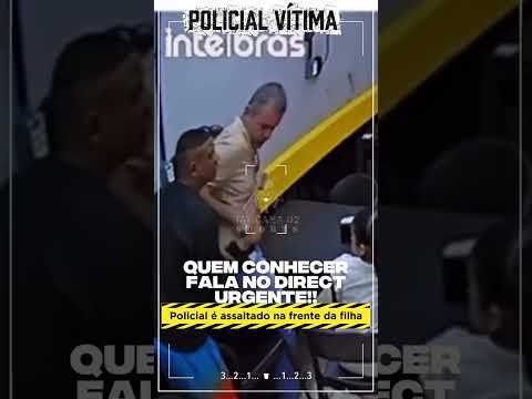 Policial vítima de assalto #policia #noticias #pm #vlog #fuga #brasil #roubo