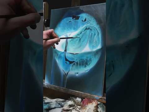 Ich komme auf diesen Effekt nicht klar 🤯 #kunst #malen #malerei #melke1