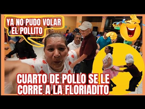 CUARTO DE POLLO SE LE CORRE A LA FLORIADITO 🐣😱🤣