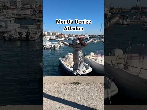 Montla denize atlıyorum 😂