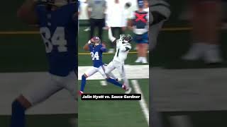 Jaylin Hyatt vs. Sauce Gardner 👀