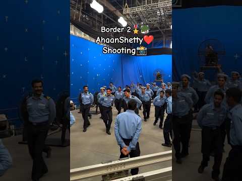 AhaanShetty shoot❤️📽️ #border2 #border2shooting #movieshoot #ahaanshetty #sunnydeol #viral #trending