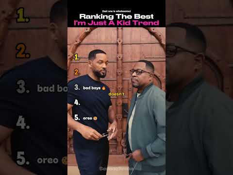 Ranking The Best I'm Just A Kid Trend 20 (Last One So Cute) #trend #shorts #nostalgia