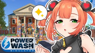PowerWash Simulator｜早朝のチルお掃除雑談【久遠シイ/Vtuber】