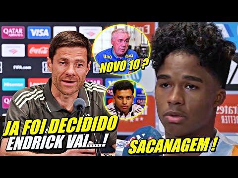 JÁ ERA !! REAL TOMA DESCISÃO SOBRE ENDRICK ! NOVO 10 DA SELEÇÃO E MAIS