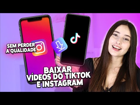 BAIXE vídeos do INSTAGRAM e TIKTOK sem marca d'água e com qualidade. 2025