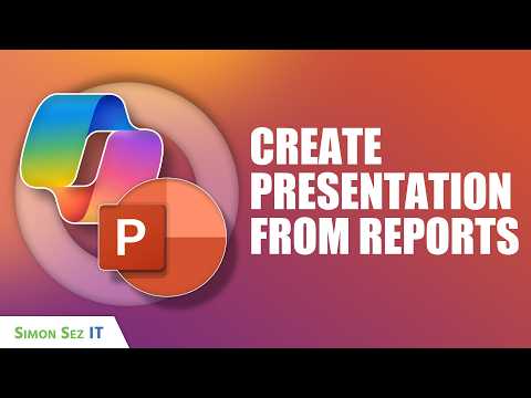 How to Use Copilot AI in PowerPoint to Create Presentations from Reports using Agent Mode