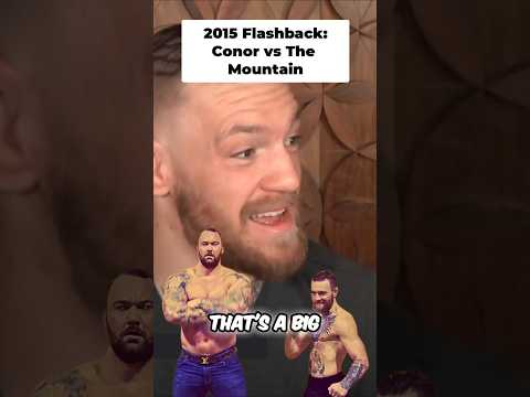 2015 Conor McGregor Flashback: That Time He Sparred The Mountain... 🥊⛰️ #conormcgregor