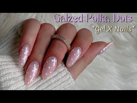 Polka Dot Nails Tutorial 💅 Chrome With Polka Dot Nail Art