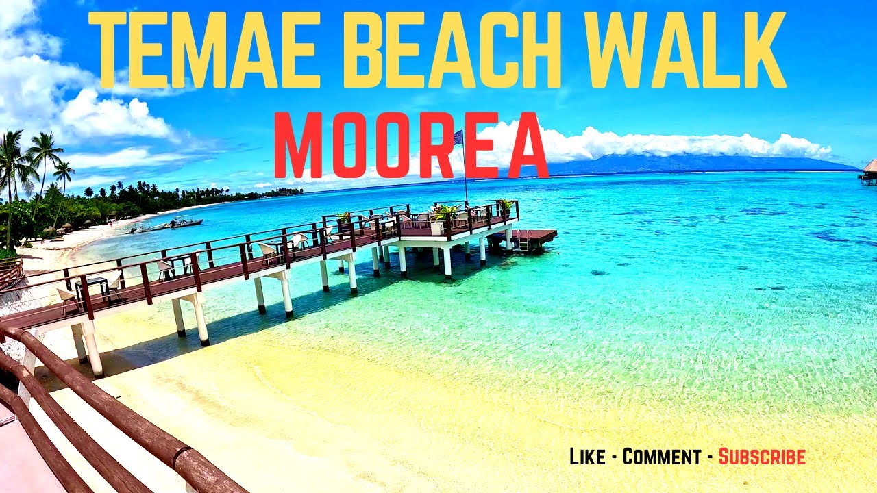 Temae Beach Walk..MOOREA, FRENCH POLYNESIA