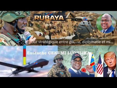 LE24/2/2026#DRONES ZA FARDC ZATATSE RUBAYA ZIKORA IBARA/FATSHI&USA KUMUHETO/SENCO KU URDA/KABAYE....